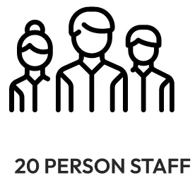 20 Person Staff